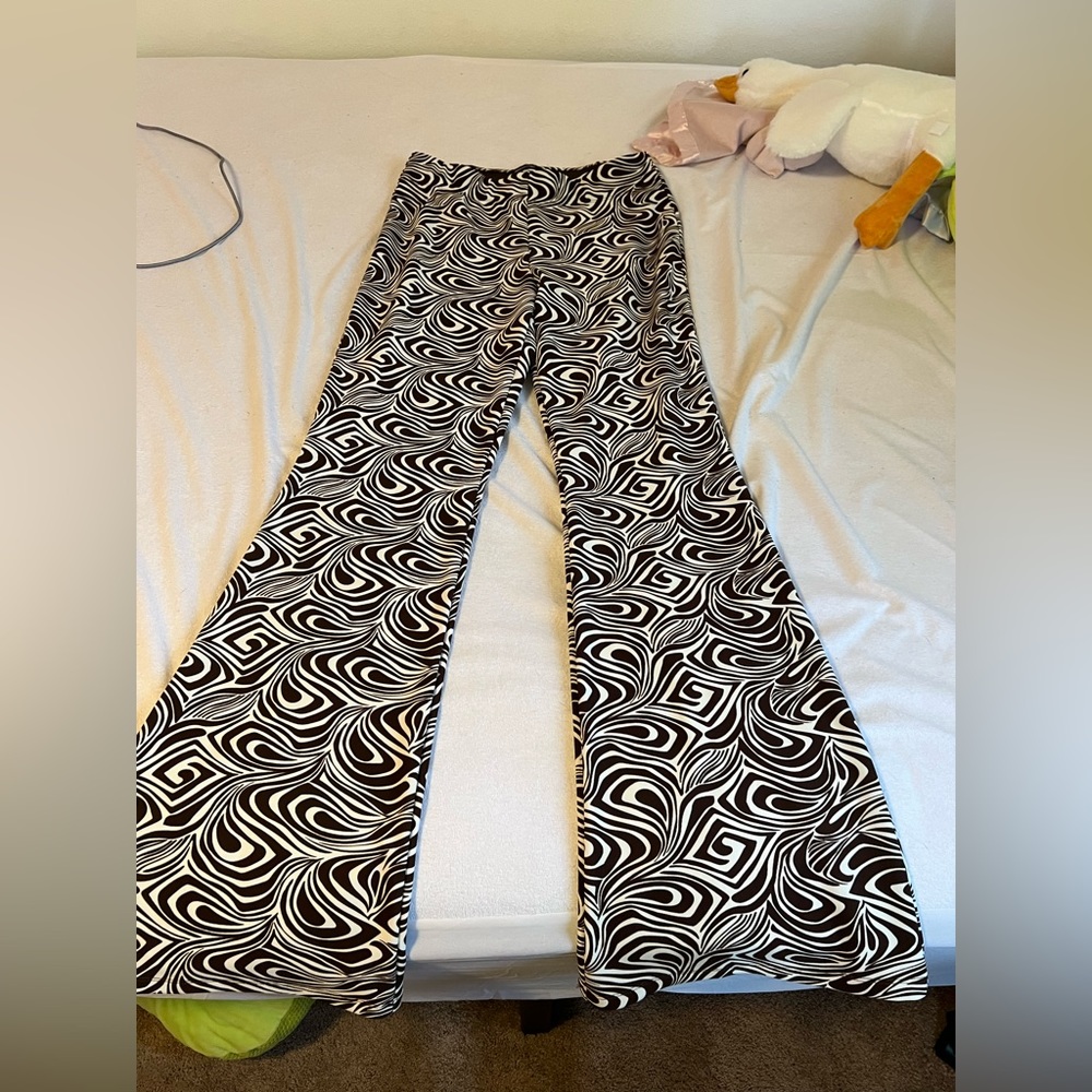Brown and White Leggings